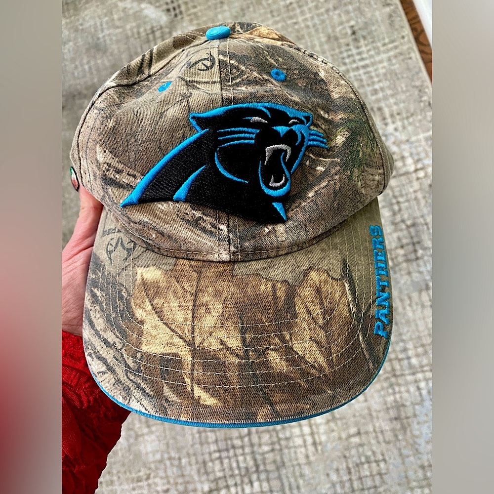 NFL Panthers Camo Hat Adjustable